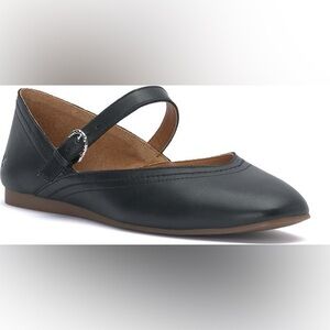 LUCKY BRAND ALBAJANE MARYJANE FLATS IN BLACK 7.5